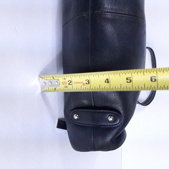 Dilaks Collection Leather Black HandBag Shoulder S - Picture 4 of 9